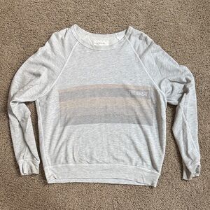 THE GREAT. | Heather Gray Crewneck Pullover | Size 1